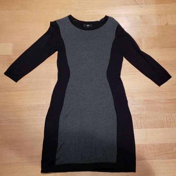 Mossimo black and grey sweater dress - Picture 2 of 8